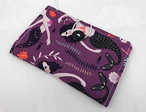 Tea Bag Wallet Case Organizer - Siren Song Orchid
