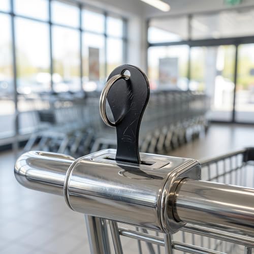 Llaveros para carritos de compra quitamonedas Zerodeko de acero para monedas pequeñas 6