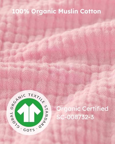 Image of Yoofoss Baby Sleep Sack 18-24 Months Breathable 100% Organic Muslin Cotton Wearable Blanket Baby, Newborn Infant Sleeping Sack 2-Way Zipper Soft Lightweight