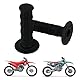 22MM 7/8 Motorrad Griffe Anti Rutsch Gummi Motocross Grip Lenkergriffe Hand Universal für Simson S51 Dirt Pit Bike 2Pcs Schwarz