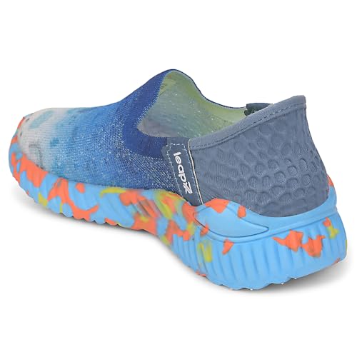 Image of Liberty Leap7x NITKID-13 Sports Non Lacing Running Shoes for Kids with EVA Sole | Suitable for Walking and Jogging | Comfortable Outsole | Memory Foam Insole Cushioned Footbed