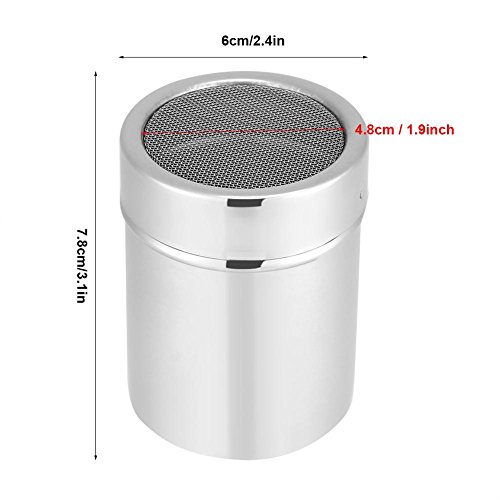 Nikou Stainless Steel Chocolate Shaker - Versatile Cocoa & Coffee Powder Mesh Dispenser for Kitchen Use - Image 2