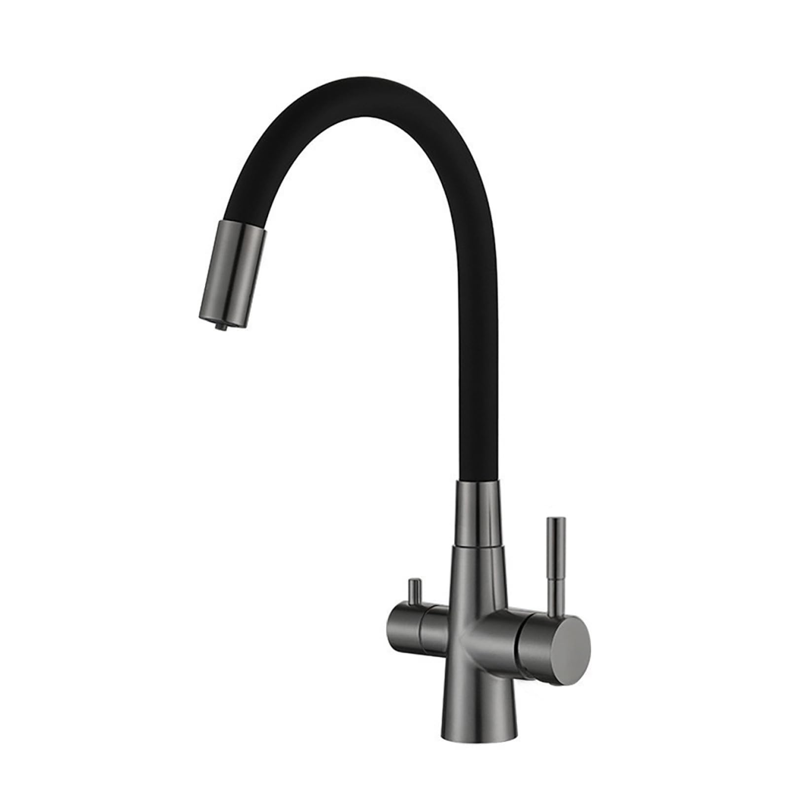 Fanjubei Gray Kitchen 304 Stainless Steel Hot And Cold Water Purification Faucet