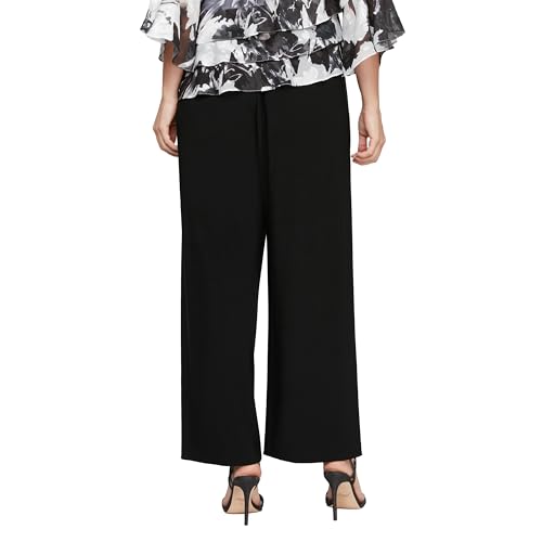 Image of Alex Evenings Women's Stretch Jersey Straight Leg Pant