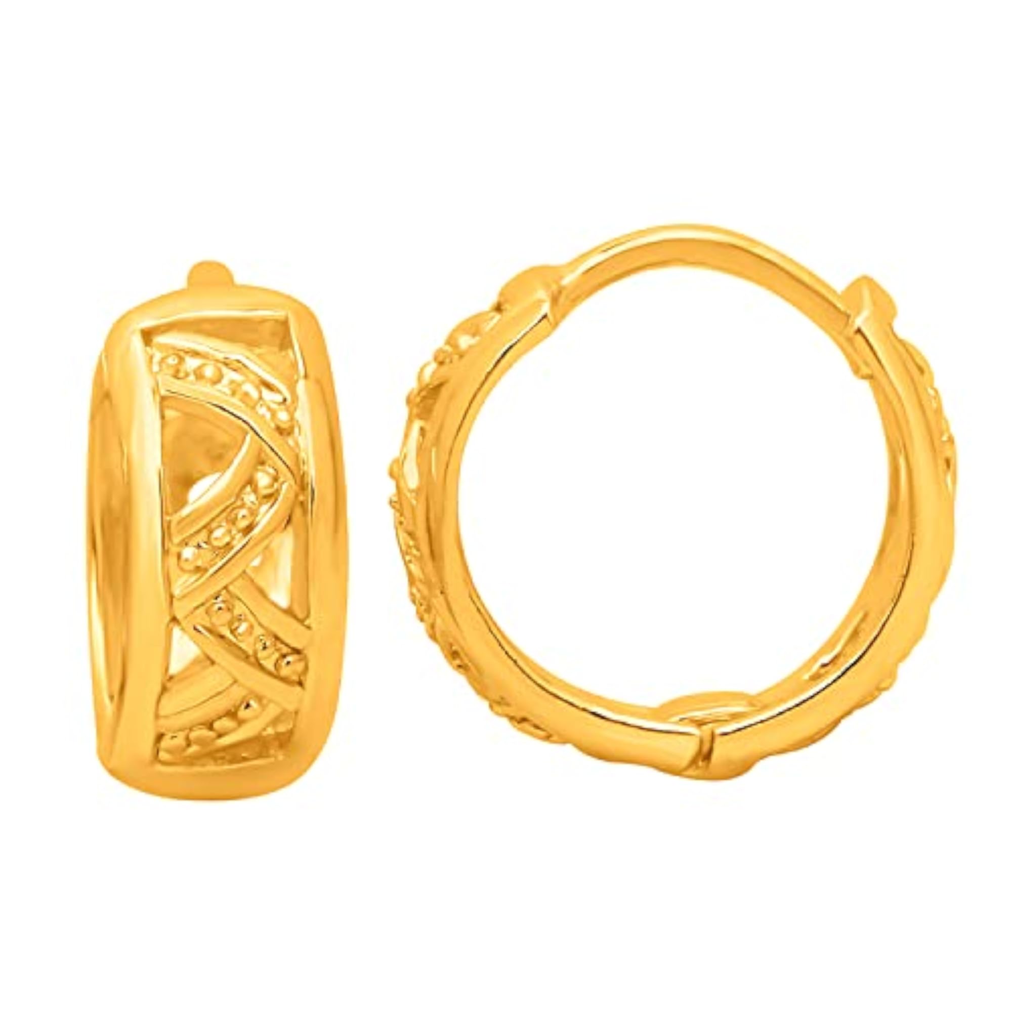 Gold Plated Bali Single Earring
