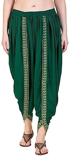 Womens Harem Pants Plain Dhoti Style Free Size
