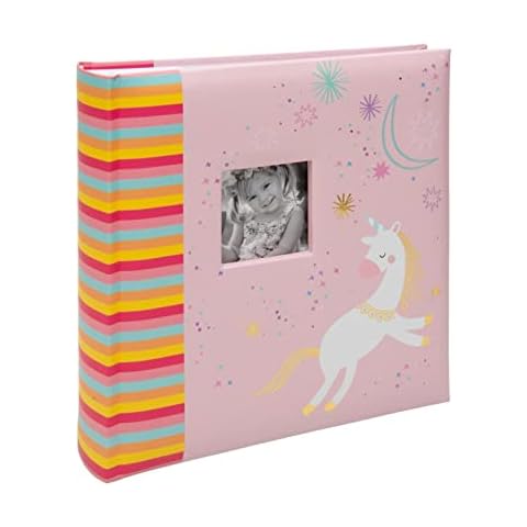 Kenro Unicorn Pink Photo Album for 200 Photos Cover