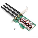  Emoshayoga Tarjeta de Red del Adaptador de Red 2.4G / 5G para Escritorio