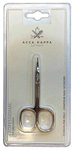 Ciseaux courbe Acca Kappa en acier forgé de haute précision pour cuticules