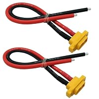 LINSYRC – LINSYRC 2 Stücke XT60E-M Männlich Stecker XT60 Montierbar Pi