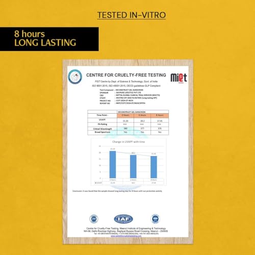 Image of Deconstruct Sun Protect Duo | 10% Vitamin C Face Serum (30 ml) + Gel Sunscreen (50 g) | Get Glowing Skin with Sun Protection | Vitamin C serum For Oily Skin | SPF 50+ | No White Cast, Non Irritating & Lightweight (Pack of 2)