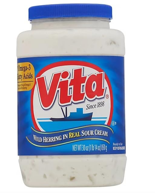 Vita Herring Sour Cream Sce - 30 Oz