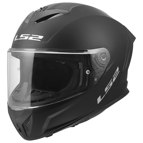 LS2 Helmets Rapid III Full Face Motorcycle Helmet (Matte Black - Medium)