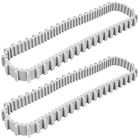Pool Track Replacement for MAYTRONICS Dolphin Compatible with Most MAYTRONICS Dolphin Pool Cleaners #Maytronics Part Number: 9985006-R2(Gray, 2 Pack) Cover