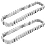 Dimakung Dolphin Pool Cleaner Track Replacement - Compatible with Most MAYTRONICS Dolphin Robotic Pool Cleaners - 9985006-R2 (Gray, 2 Pack)