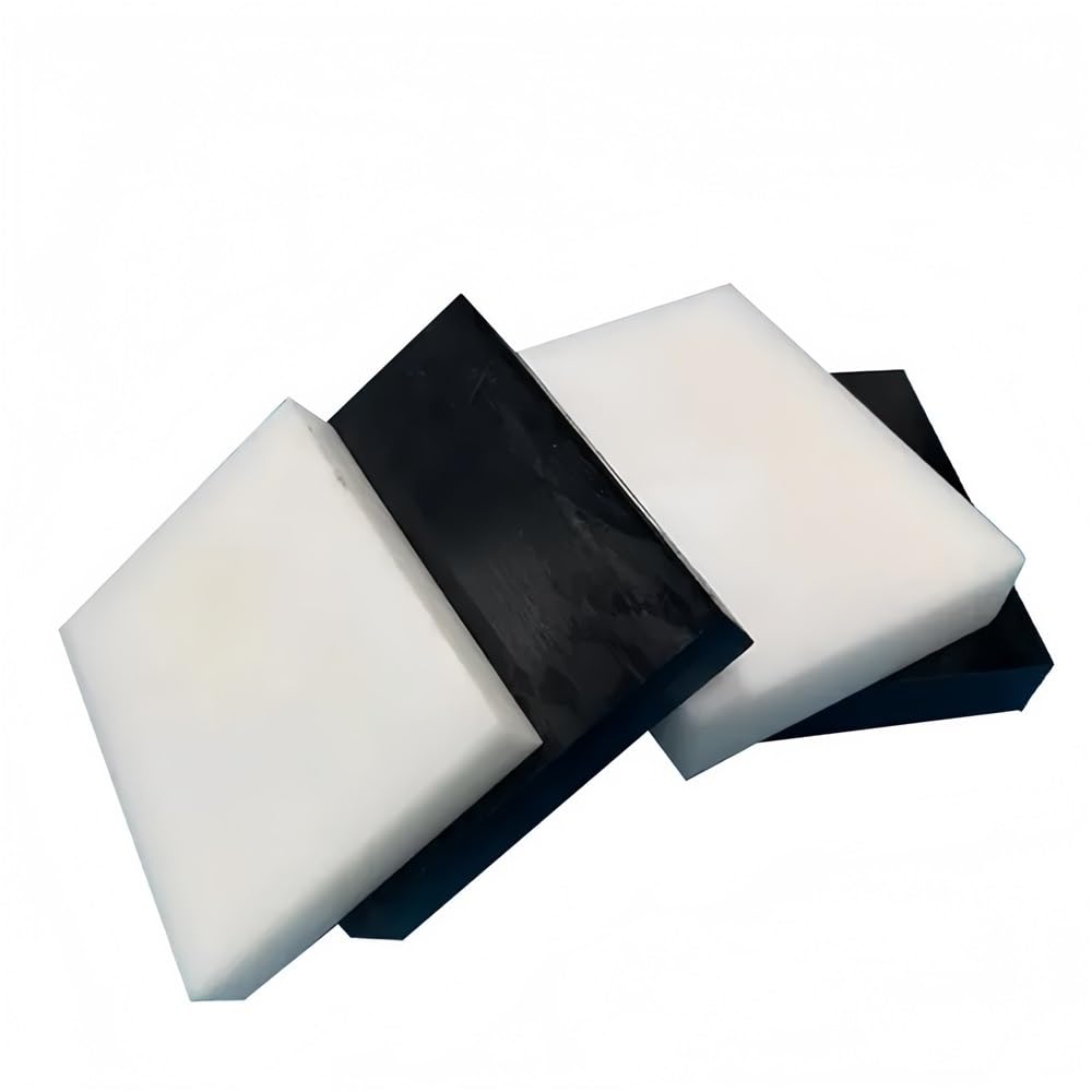 2 szt. 2-6 mm x 100/200 prostokątna płytka z tworzywa sztucznego POM wielokolorowa do modelu CNC(White,5x100x200mm)