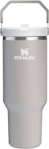 Miniatura 65 de STANLEY IceFlow 2.0 - Vaso con pajilla abatible con asa, 30 onzas, tapa giratoria y popote abatible, botella de agua resistente a fugas, acero
