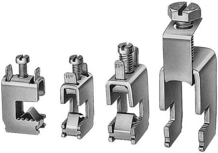 Support barre 40 mm Siemens pour systèmes de distribution 1x12x5 et 2x12x5 mm