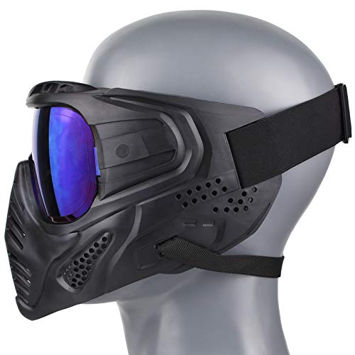 Tactical Airsoft Mask Protective Ear for CS Airsoft Shooting Cosplay Nerf Wars Toy Guns Games Cycling Party