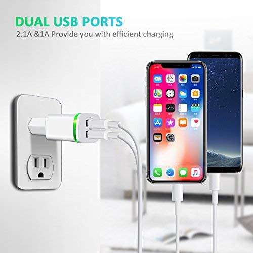 4-Pack-European-Plug-Adapter-LUOATIP-21A-Europe-Dual-USB-Wall-Charger-Travel-Power-Adaptor-for-iPhone-13-12-11-XS-Max-XR-X-8-7-6-6S-Plus-5-5S-5C-SE-Samsung-Galaxy-Pad-LG-Android-Cell-Phone