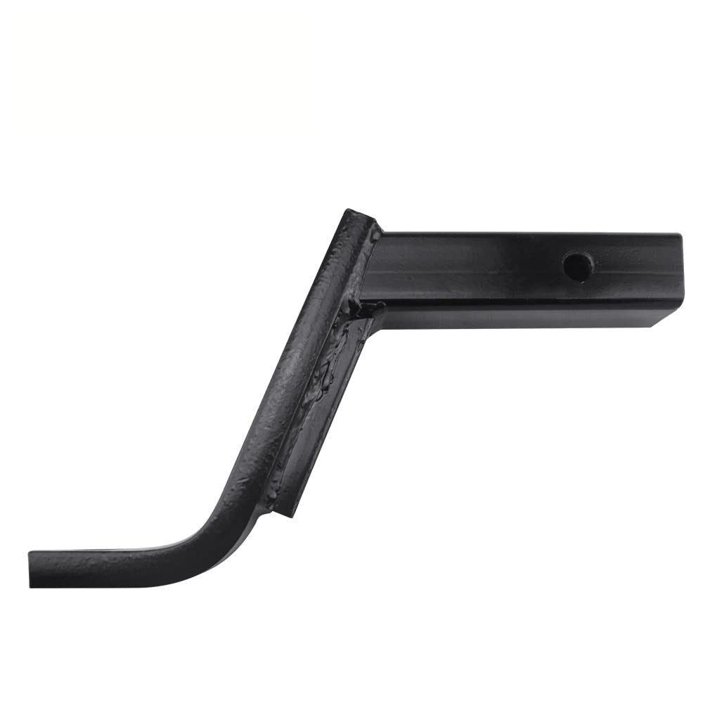 Zaczep przyczepy, Heavy Duty 8-calowa stalowa przyczepa Drop Towbar Tongue Ball Mount Hitch Pasuje do 2 calowej łodzi odbiorczej Rv. Części i akcesoria