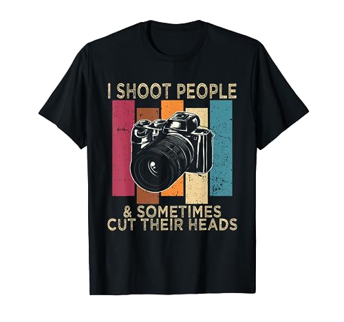 Image of I Shoot People Funny Vintage Photography T-Shirt