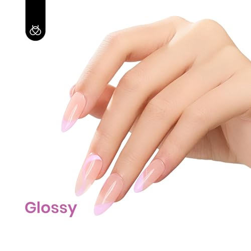 Image of Beetles Pink Gel Polish - Fairy Tale 15ML /0.51Fl Oz, Pastel Light Pink Gel Nail Polish, Soak Off UV LED Lamp Nail Art, Long-Lasting Manicure Salon DIY Home Bright Summer Nails