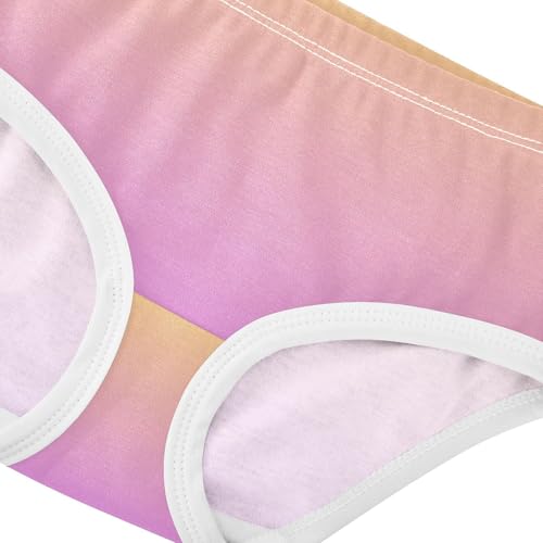 Joisal Gradient Yellow Violet Ombre Girls Underwear Toddler 2t Cotton Cute Panties Girl Aesthetic Kids Briefs Undies4