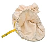 Trampa para enjambres de abejas, bolsa trampa para enjambres de lona con base con cerradura y marco de acero, abeja melífera al aire libre para apicultores