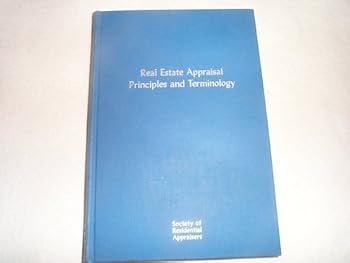 Hardcover Real Estate Appraisal Principles and Terminology Book