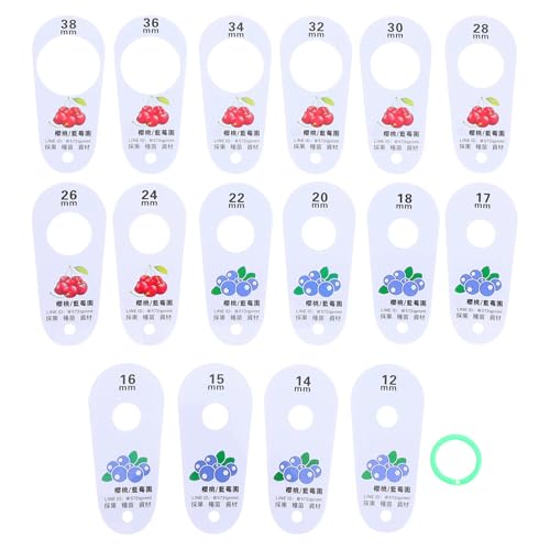 SOESFOUFU フルーツ径測定器 穴付きプラスチック製 さくらんぼ ベリー用果実