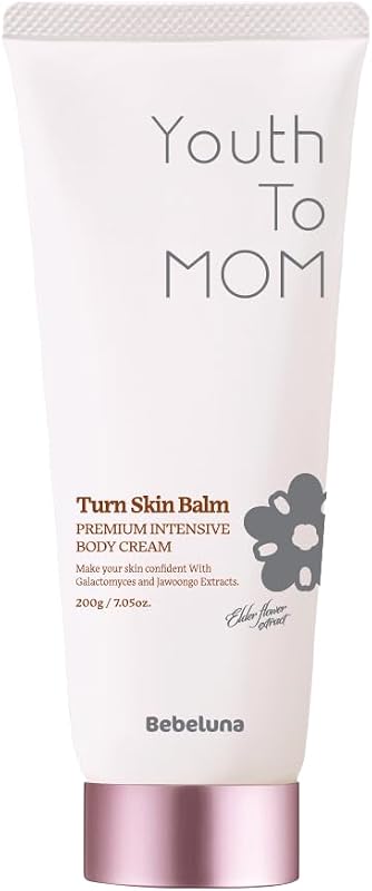Turn Skin Balm, Pregnancy Stretch Mark Cream, Maternity Belly Balm, Safe Skincare for Pregnant Women, Organic Prenatal Moisturizer, 7.05 oz (200g)