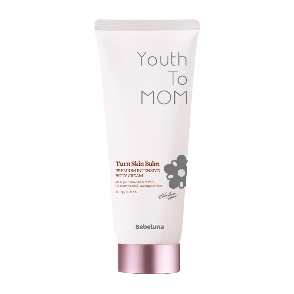 BEBELUNA | Pregnancy Stretch Mark Cream | Maternity Belly Balm for Postpartum | 98% Natural with Elderflower & Snail Secretion | 7.05 oz (200g)