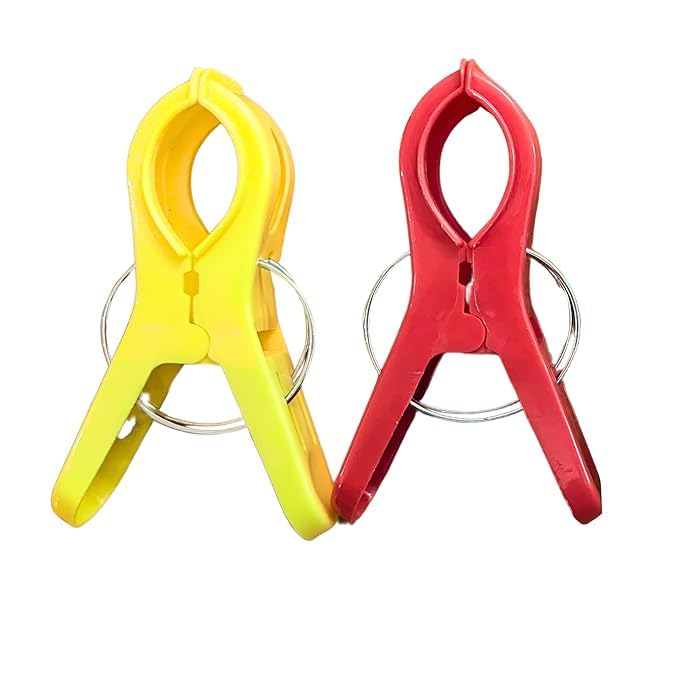 S S Mart 5-inch Big Clips (2Nos) for Saree Pre-Pleating || Easy Pleat Maker for Perfect Saree Draping || Strong & Durable Clips for Clothes Pre-Pleating, Drying, Hanging, and Organizing-image-46
