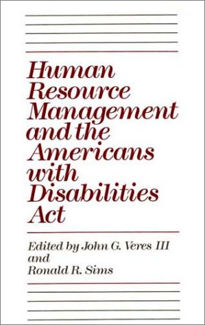 Human Resource Management and the Americans With Disabilities Act