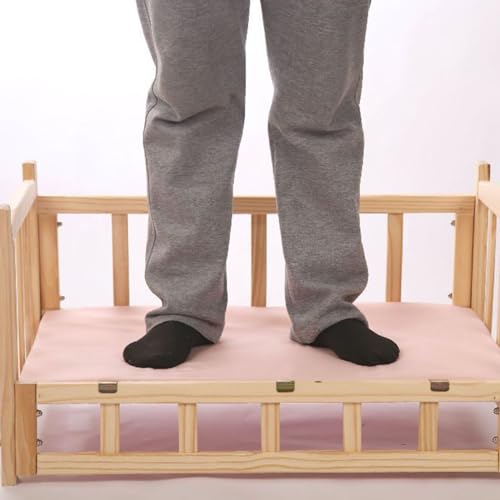 Lit surélevé en bois pour chiens et chats canapé niche