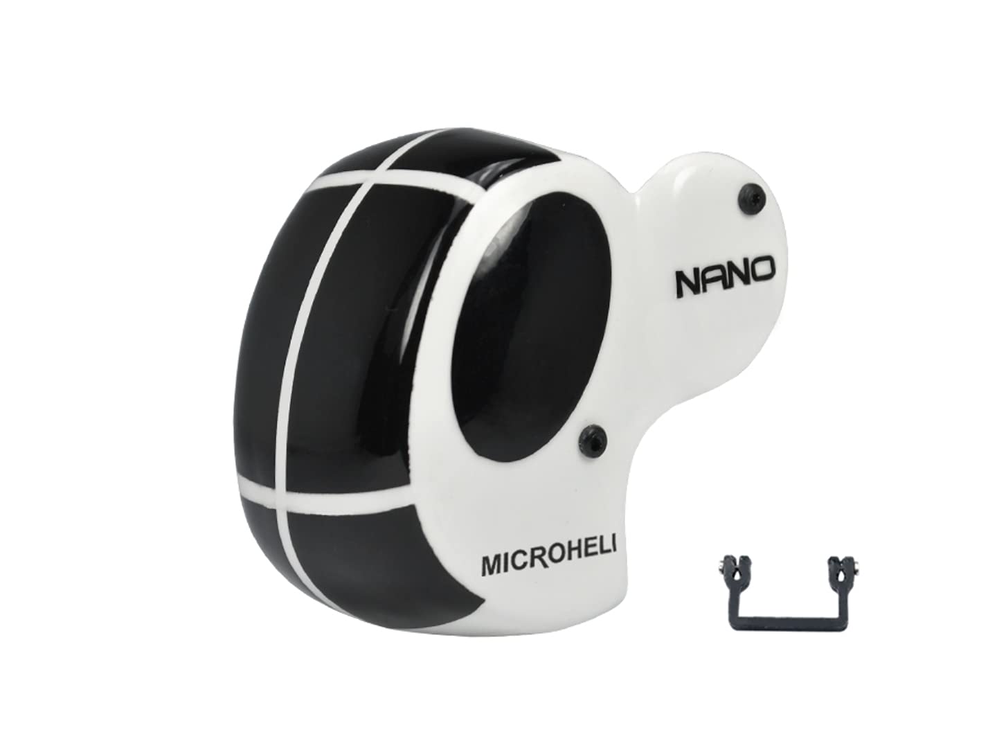 MICROHELI Airbrush Fiberglass Dragonfly Canopy (BW) - Blade Nano CPX / S2 / S3