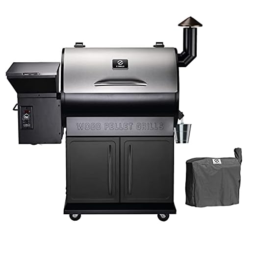 Z GRILLS 2020 Upgrade Wood Pellet Grills 8-in-1 Smoker Grill 700 SQIN Cooking Area,20LB Hopper Free Cover Gift