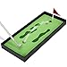 LANTOOZI Golf Pen Set, Mini Desktop Golf Ball Pen, Top Golf Gift with Putting Green, 3 Golf Clubs Pens with Balls and Flag