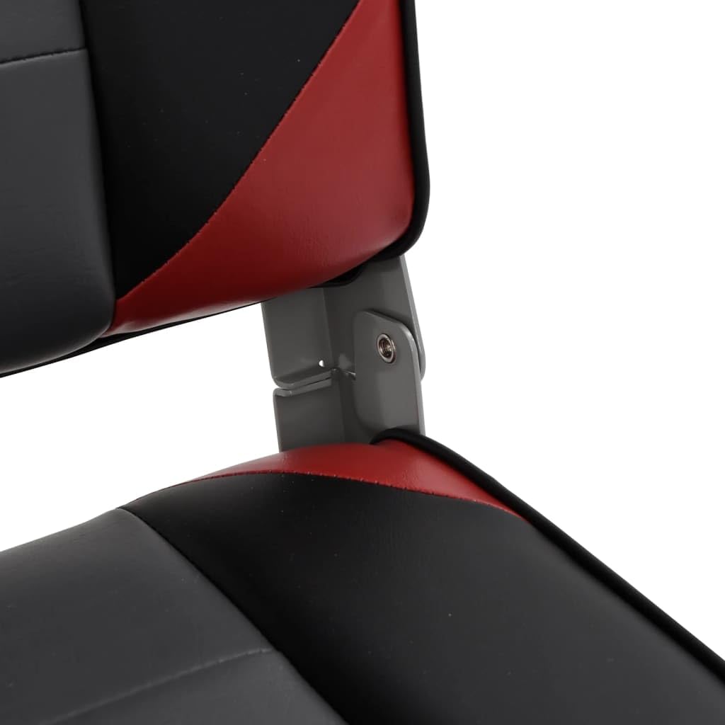 vidaXL Set de Asientos Plegables para Barco 2 uds con Respaldo Alto