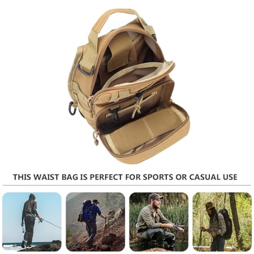 Bolsa de Pecho de Nailon SHOWERORO con Capacidad Funcional para Camping 4