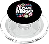Photo Gallery i love bingo fun design colorato e audace popsockets popgrip per magsafe Photo Gallery i love bingo fun design colorato e audace popsockets popgrip per magsafe