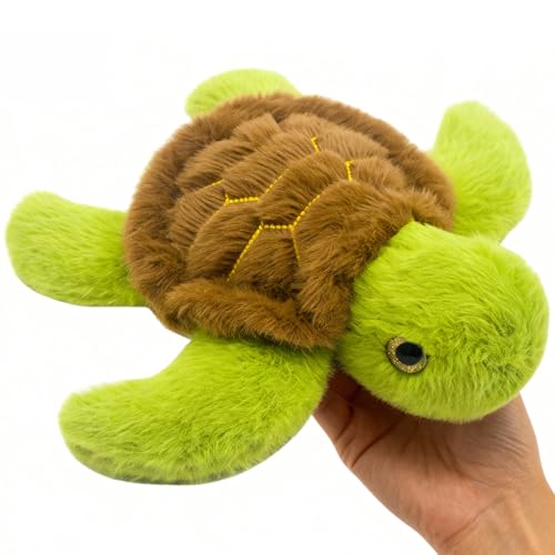 Gisqis Peluche Tortuga Pequeño 22cm Tortuga Peluches para Bebes Tortugas Doudou Bebe Recien Nacido Peluche Animales Marinos Juguetes para NiñOs Recien Nacidos Niño