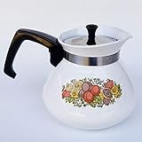 Vintage Corning Ware 6 Cup Coffee Pot/Tea Pot Le Spice Of Life P-104 (USED)