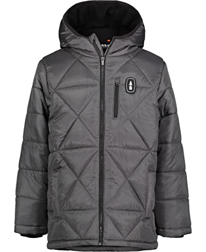 BASS OUTDOOR Boys' Heavy Weight Diagonal Quilted Puffer Coat