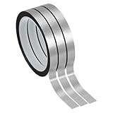 Anwendung - Das matte silberne Metallicband eignet sich hervorragend für DIY-Bastelarbeiten zur Dekoration von Fotoframes, Scrapbooks, Türen, Autos, Fenstern, Wänden, Gartenpatios, geeignet für Schlafzimmer, Badezimmer, Küchen, Wohnzimmer, Büros, Essbereiche, Partys und Hochzeiten.