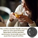 Cleaning Tablets 2PCS Universal 54mm Sage Coffee Machine Cleaning Tablets Silicone Coffee Machine Handle Cleaning Pad Compatible with Most for Espresso Machines - Image 6