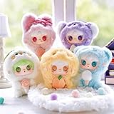 KGOPRTU Yooki V10 Gourmet-Restaurant-Serie, süße Plüschpuppenbox, Kawaii-Taschenanhänger, Sammlerstück, Deko-Trend-Spielzeugmodell (1 Stück zufällig ausgewählt)