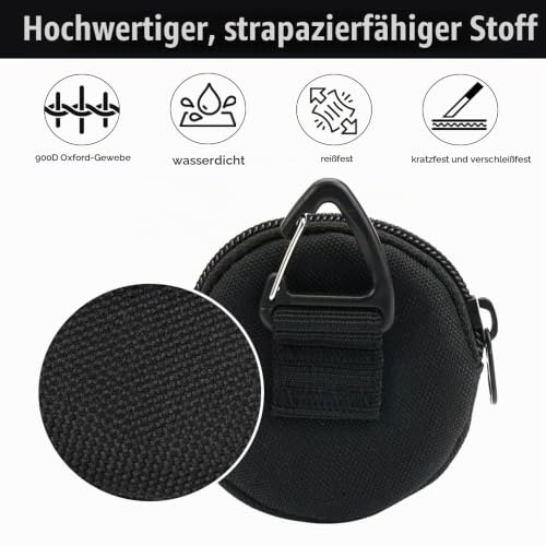2 Stück Tragbar Futterbeutel Hundetraining Klein, Hunde Leckerlitasche, Pet Walking Bag für Hund und Katze, Wiederverwendbar für Reisen, Spaziergang Haustiere, Kann Münzen, Schlüssel