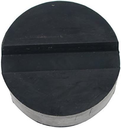 Ploopy Rubber Jack Pad, Auto Accessories, Jack Stand Rubber Pad, Universal Slotted Rubber Jack Pad, Slotted Rubber Trolley Jack Pad, 65mm X 25mm (Black)